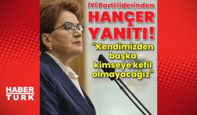 SON DAKİKA: İYİ Parti lideri Meral Akşener'den Kemal Kılıçdaroğlu'na "hançer" yanıtı